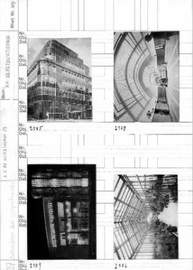 Architektur div. zeitgenössisch ; Beispielsammlung ; Diverse Reproduktionen