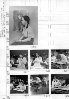 Vorbereitende Klasse, eine Schülerin aus der Klasse Walter Binder