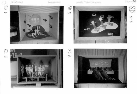 Kunstgewerbeschule, Dekorationsklasse, Schaufenster