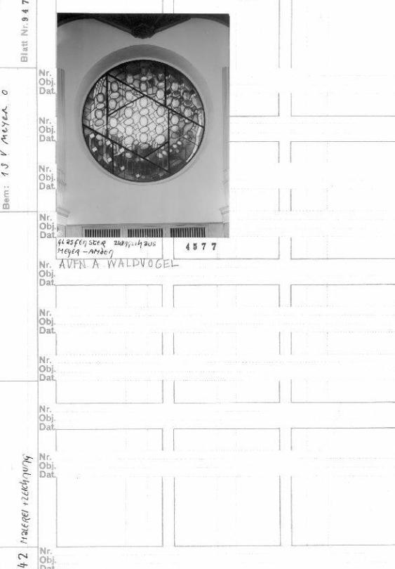 Vorkurs, Glasfenster Zwinglihaus