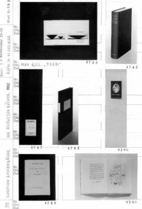 Kunstgewerbeschule, Bucheinbände ; Die schönsten Schweizer Bücher 1952