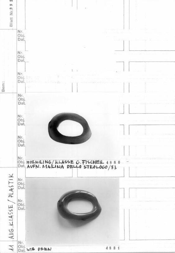 Allgemeine Klasse, Plastik ; Hornring Klasse C. Fischer