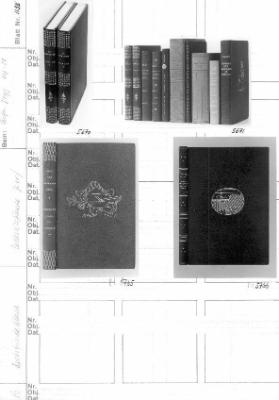 Kunstgewerbeschule, Buchbinderklasse, Lederbände