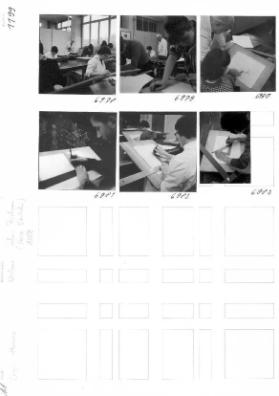 Kunstgewerbeschule, Vorkurs Technisches Zeichnen