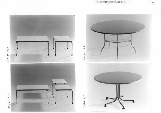 Abschlussarbeiten Innenausbau 1964