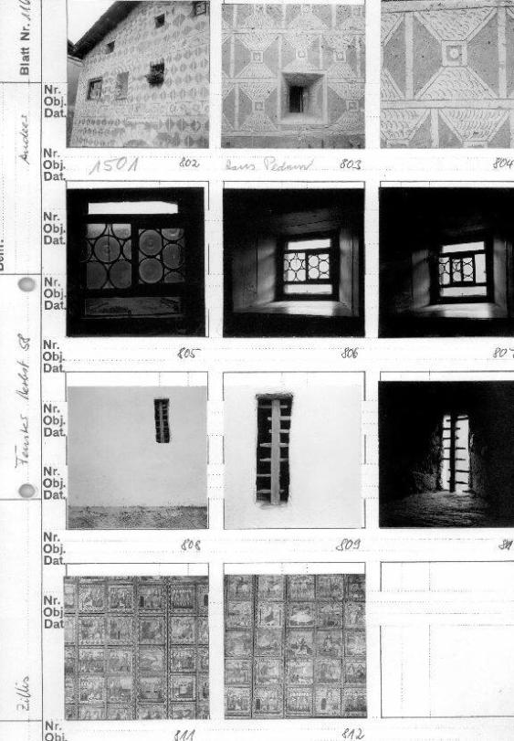 Fenster Herbst 1958, Zillis