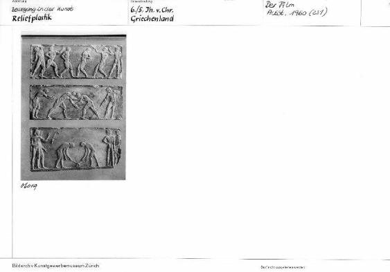 Bewegung in der Kunst, Reliefplastik / 6. Jahrhundert v. Chr. Griechenland