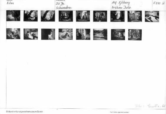 Film / 20. Jahrhundert Schweden, Froeken Julie, F 110 / 4