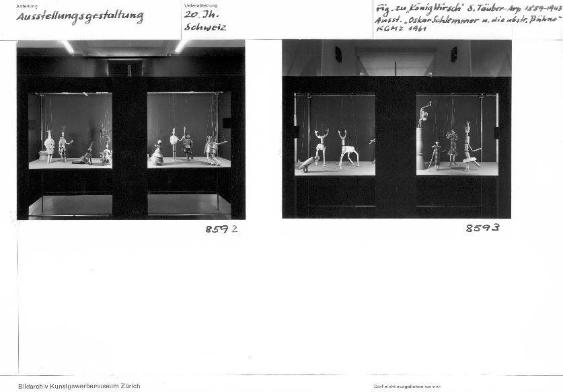 Ausstellungsgestaltung, Schweiz, Zürich, Figuren zu "König Hirsch", KGMZ