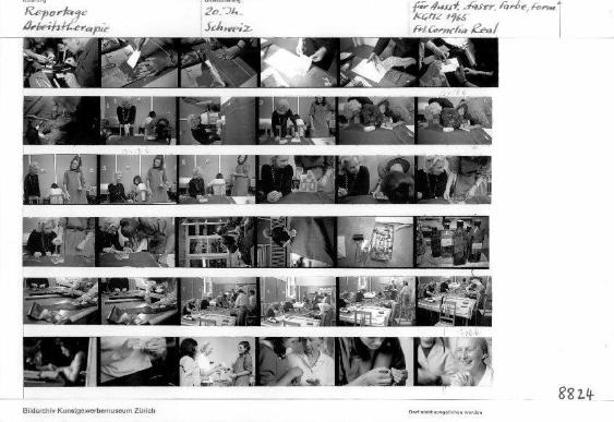 Reportage, Arbeitstherapie / 20. Jahrhundert Schweiz