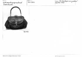 Gebrauchsgegenstand, Ledertasche / um 1880