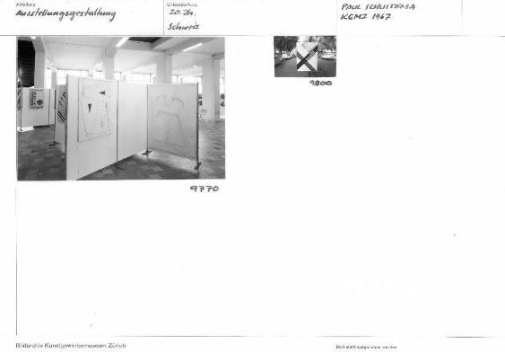 Ausstellungsgestaltung / 20. Jahrhundert Schweiz