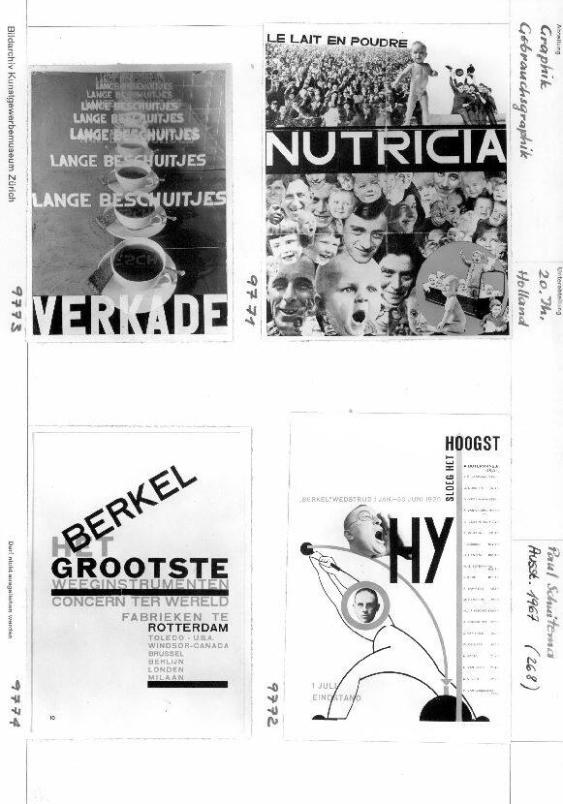 Graphik, Gebrauchsgraphik / 20. Jahrhundert Holland