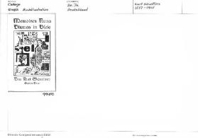 Buchillustration / 20. Jahrhundert Deutschland, Kurt Switters
