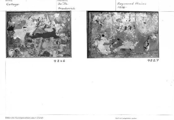 20. Jahrhundert Frankreich, Raymond Hains