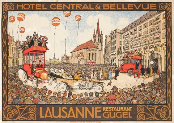 Hôtel Central & Bellevue - Lausanne - Restaurant Gugel