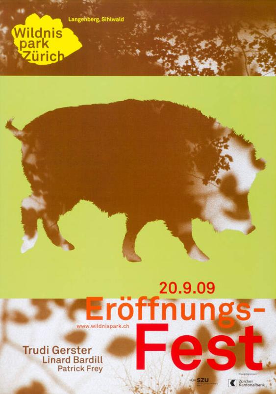 Wildnispark Zürich - Eröffnungsfest - Trudi Gerster - Linard Bardill - Patrick Frey