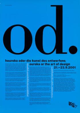 Od. - Heureka oder die Kunst des Entwerfens - IFG Ulm