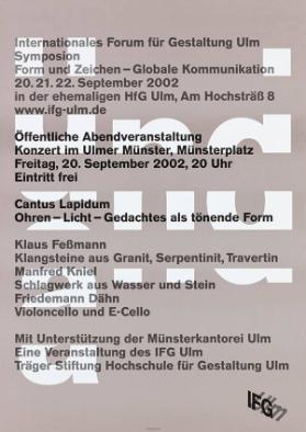 Öffentliche Abendveranstaltung - Konzert im Ulmer Münster
