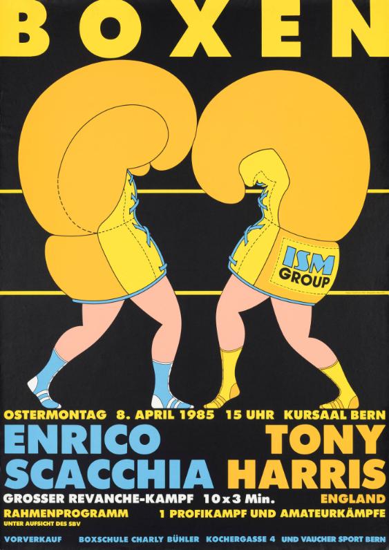 Boxen - Enrico Scacchia - Tony Harris England - Grosser Revanche-Kampf 10 x 3 Min. + Rahmenprogramm - 1 Profikampf und Amateurkämpfe