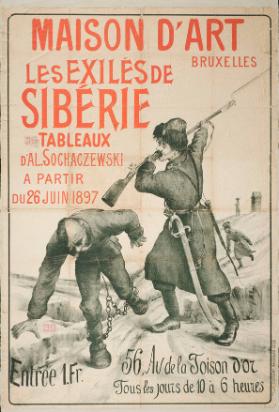 Maison d'art Bruxelles - Les exilés de Sibérie - Tableaux d'Al. Sochaczewski