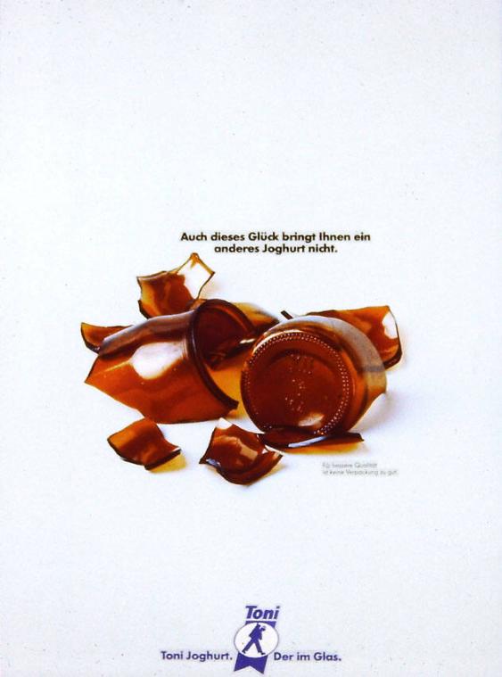 Auch dieses Glück bringt Ihnen ein anderes Joghurt nicht.
