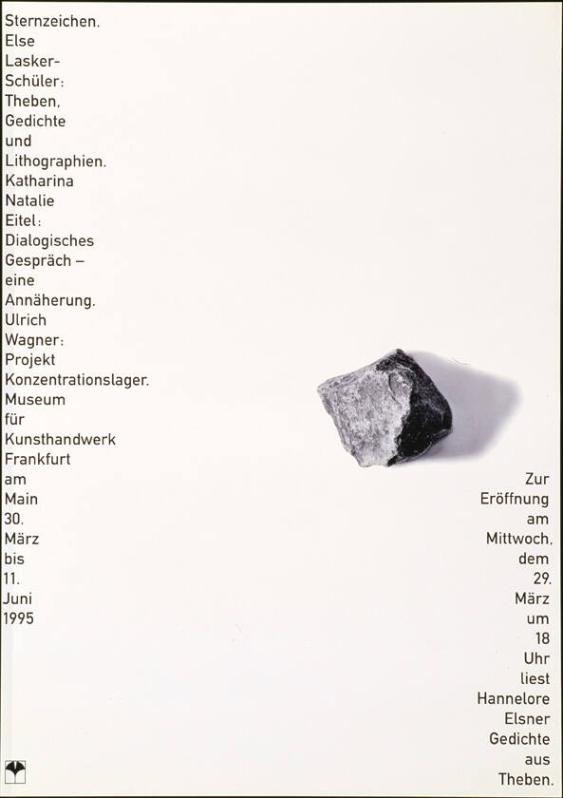 Sternzeichen. Else Lasker-Schüler: Theben, Gedichte und Lithographien. (...) - Museum für Kunsthandwerk Frankfurt