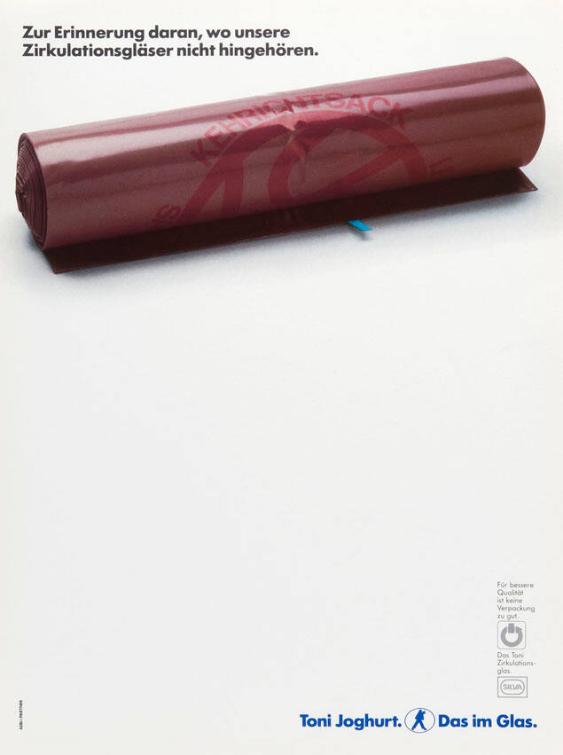 Zur Erinnerung daran, wo unsere Zirkulationsgläser nicht hingehören.