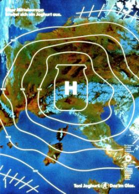 Über Mitteleuropa breitet sich ein Joghurt aus.