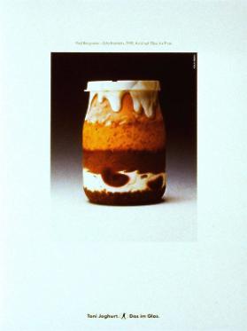 Paul Bergmaier: «Schichtarbeit», 1990, Acryl auf Glas, 6 x 9 cm.