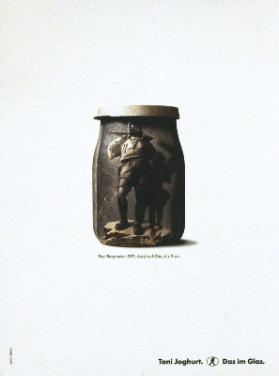 Paul Bergmaier: 1991, Acryl auf Glas, 6 x 9 cm.