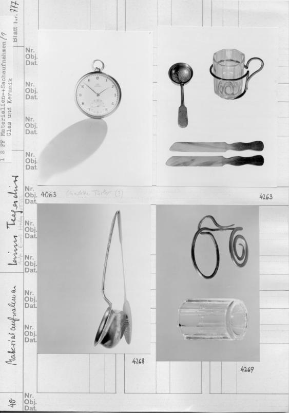 Materialaufnahmen, Lenins Teegeschirr