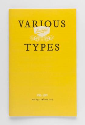 Various Emigre Types