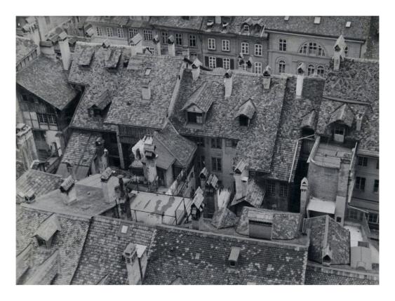 Schulreise ; Leicaaufnahmen ; Blick vom Berner Münster