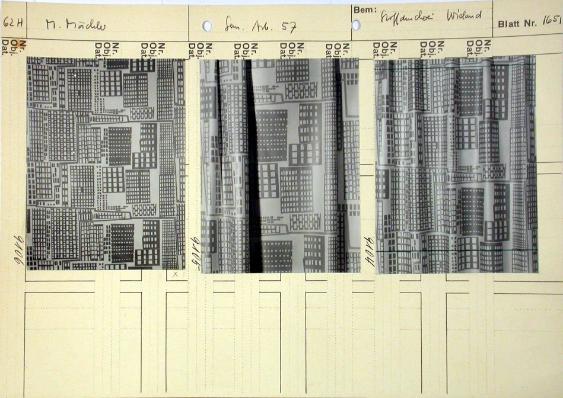 Stoffdruckerei Wieland; Semesterarbeit; Handdruckerei für Künstlerstoffe, R.R. Wieland, Gattikon, Zürich