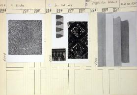 Stoffdruckerei Wieland; Semesterarbeit; Handdruckerei für Künstlerstoffe, R.R. Wieland, Gattikon, Zürich
