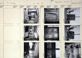 Stoffdruckerei Wieland; Semesterarbeit; Handdruckerei für Künstlerstoffe, R.R. Wieland, Gattikon, Zürich