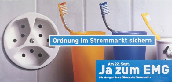 Ordnung im Strommarkt sichern - Ja zum EMG - Am 22. September - Schweizerisches Komitee Ja zum EMG www.energie-mit-garantie.ch