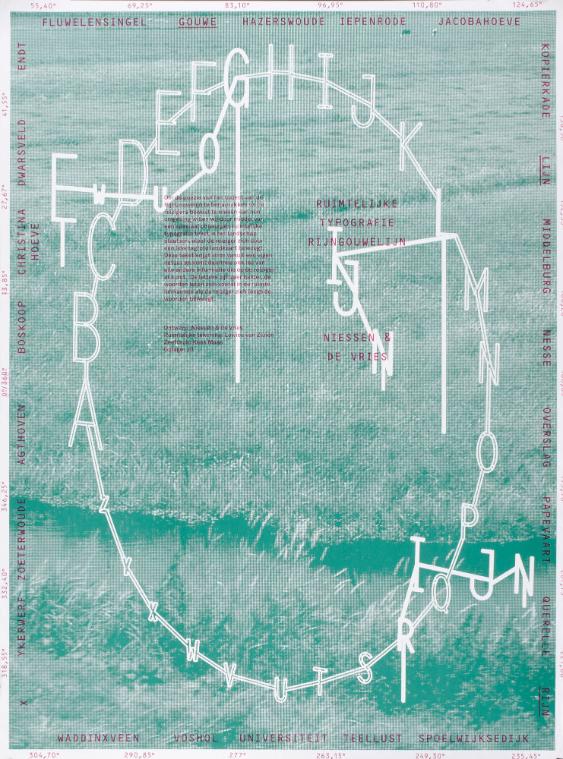 Ruimtelijke Typografie Rijngouwelijn - Gouwe - Lijn - Rijn