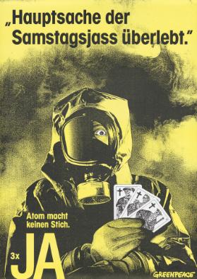"Hauptsache der Samstagsjass überlebt." Atom macht keinen Stich. 3 x Ja