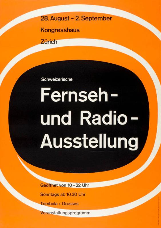 Schweizerische Fernseh- und Radioausstellung - Kongresshaus Zürich