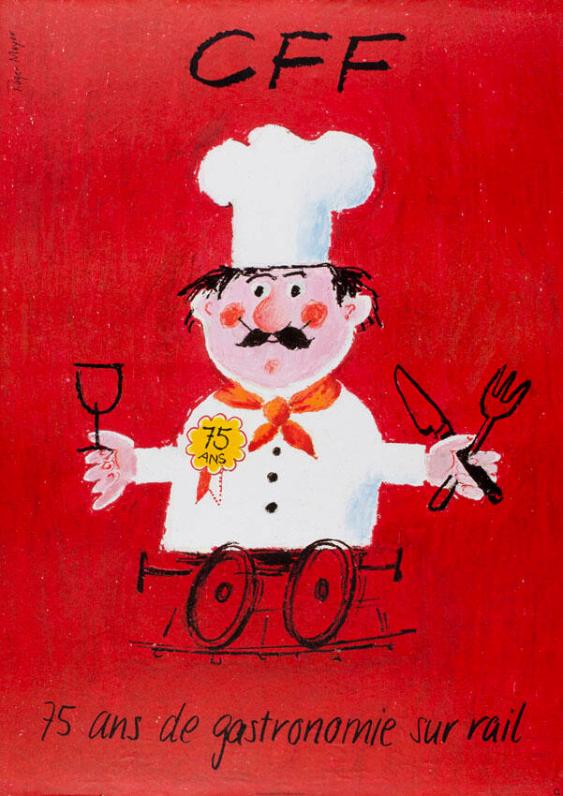 CFF - 75 ans de gastronomie sur rail