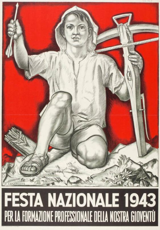 Festa nazionale 1943 per la formazione professionale della nostra gioventù