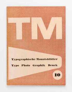 TM Typographische Monatsblätter, 10, 1935