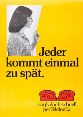 Jeder kommt einmal zu spät. ...sag's doch schnell per Telefon!