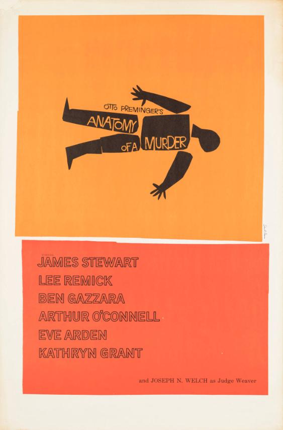 Otto Preminger's Anatomy of a Murder - James Stewart - Lee Remick - Ben Gazzara - Arthur O'Connell - Eve Arden - Kathryn Grant - and Joseph N. Welch as Judge Weaver