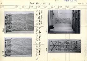 Altardecke und Wandteppich in der reformierte Kirche Buchs