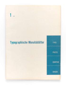 TM Typographische Monatsblätter, 1, 1936