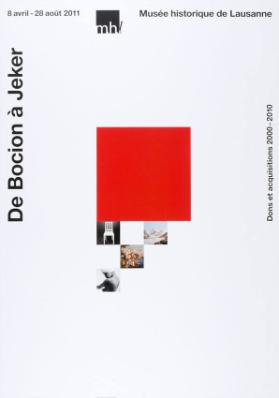 De Bocion à Jeker - Musée Historique de Lausanne