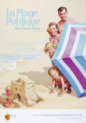 La Plage Publique des Eaux-Vives depuis 2013